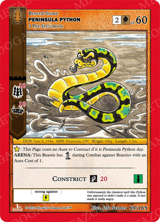 Peninsula Python (69) (WILFE) - MetaZoo Single