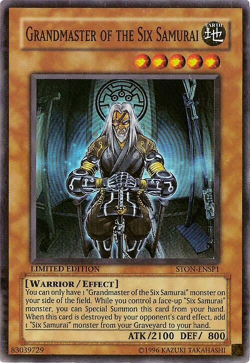 Grandmaster of the Six Samurai (1) - YuGiOh Single