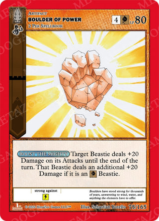 Boulder of Power (75) (WILFE) - MetaZoo Single