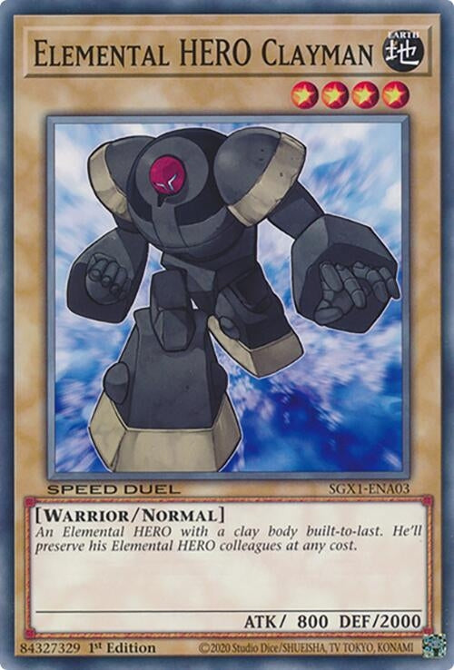 Elemental HERO Clayman (103) - YuGiOh Single