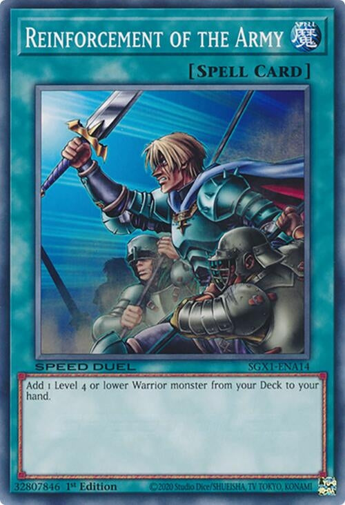 Reinforcement of the Army (A) (114) - YuGiOh Single