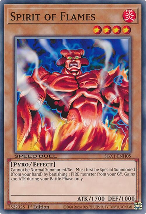 Spirit of Flames (105) - YuGiOh Single