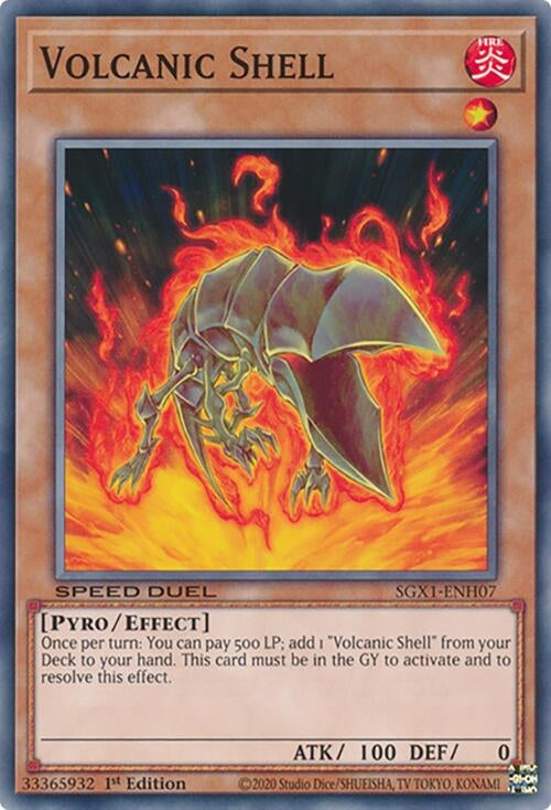 Volcanic Shell (107) - YuGiOh Single