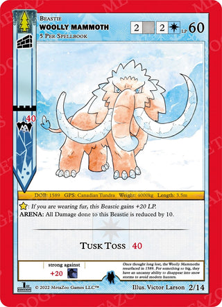 Woolly Mammoth (2) (WILFE-TD) - MetaZoo Single
