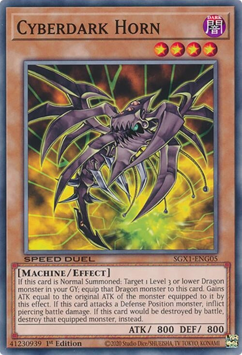 Cyberdark Horn (105) - YuGiOh Single