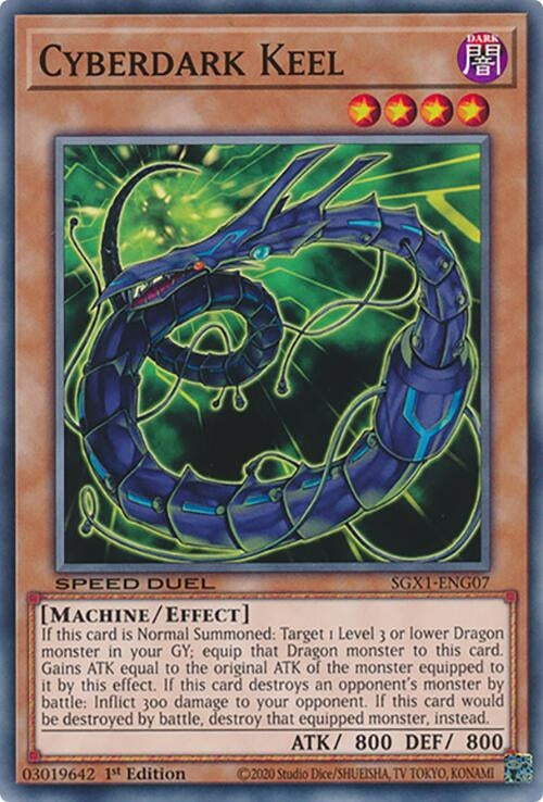 Cyberdark Keel (107) - YuGiOh Single