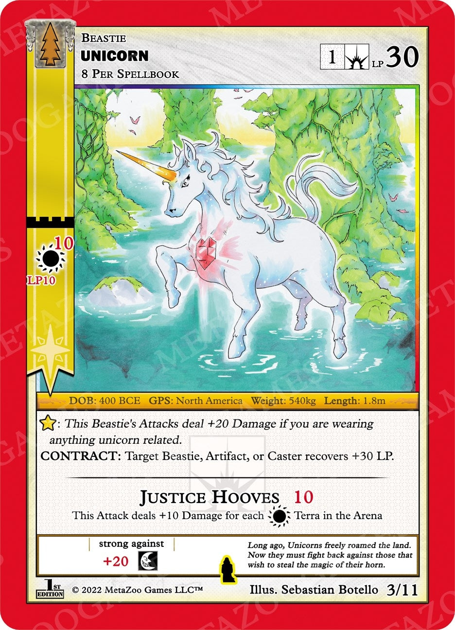 Unicorn (3) (WILFE-TD) - MetaZoo Single