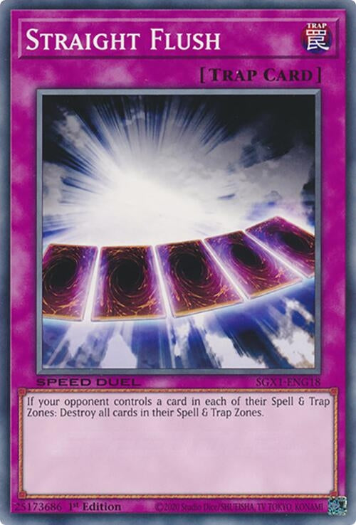 Straight Flush (118) - YuGiOh Single