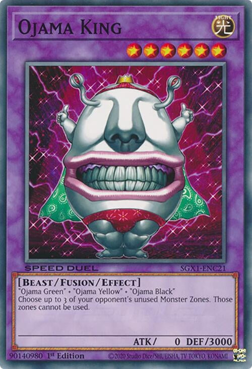 Ojama King (121) - YuGiOh Single