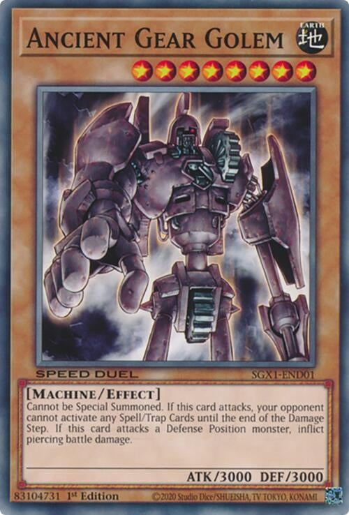 Ancient Gear Golem (101) - YuGiOh Single