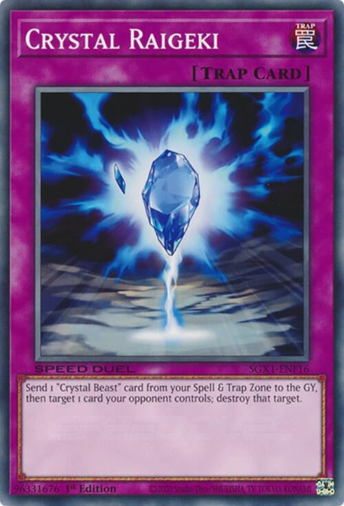 Crystal Raigeki (116) - YuGiOh Single