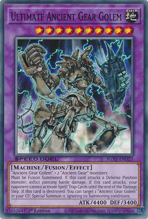 Ultimate Ancient Gear Golem (121) - YuGiOh Single