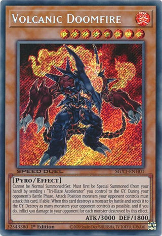 Volcanic Doomfire (Secret Rare) (101) - YuGiOh Single