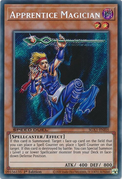 Apprentice Magician (Secret Rare) (105) - YuGiOh Single