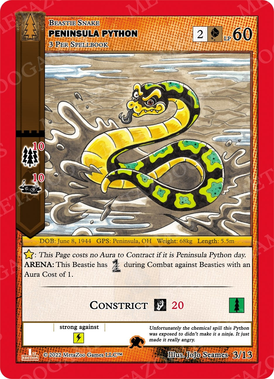 Peninsula Python (3) (WILFE-RE) - MetaZoo Single