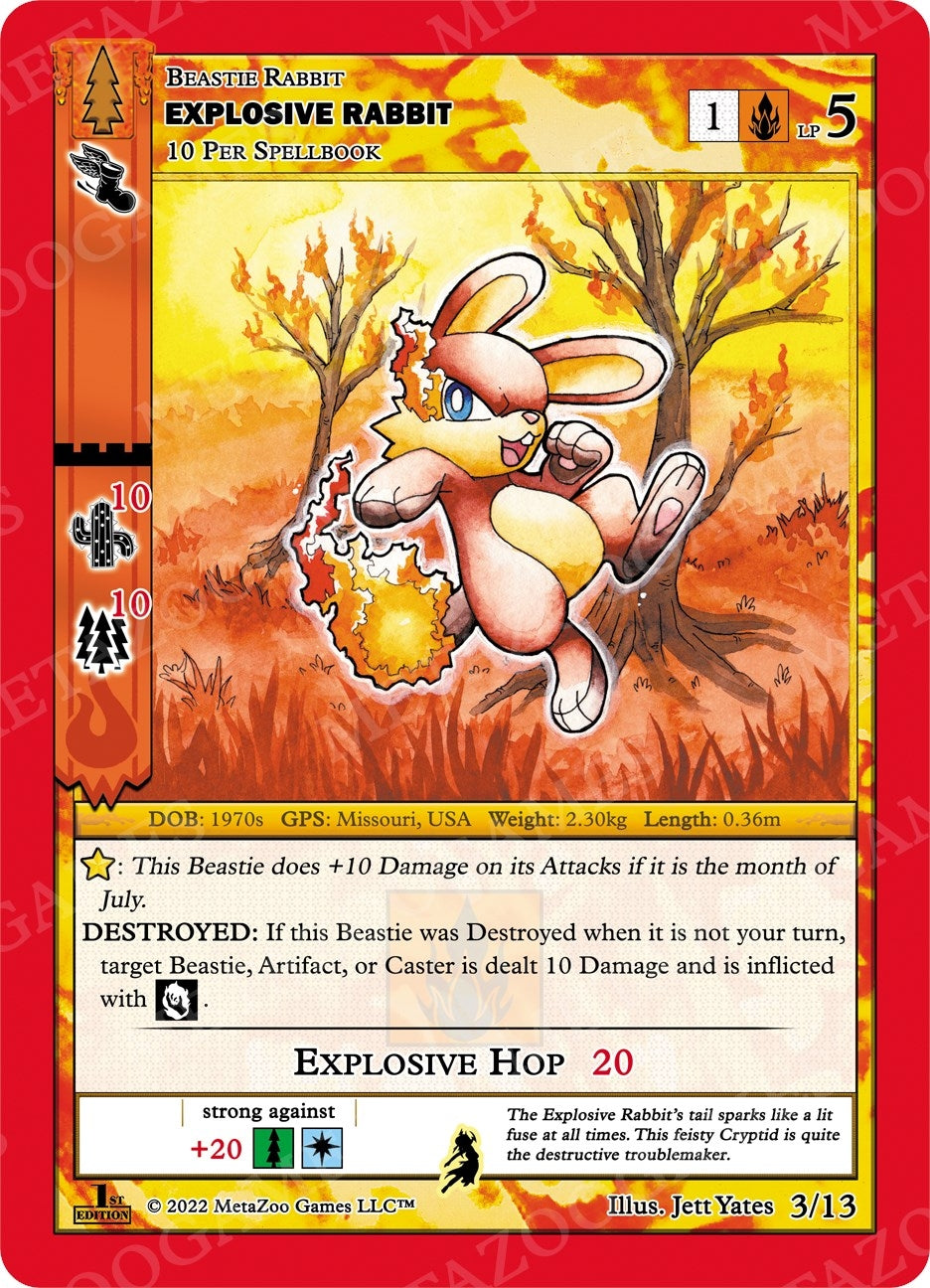 Explosive Rabbit (3) (WILFE-RE) - MetaZoo Single