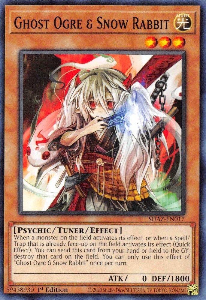 Ghost Ogre & Snow Rabbit (17) (SDAZ) - YuGiOh Single