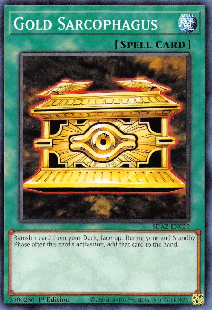 Gold Sarcophagus (27) (SDAZ) - YuGiOh Single