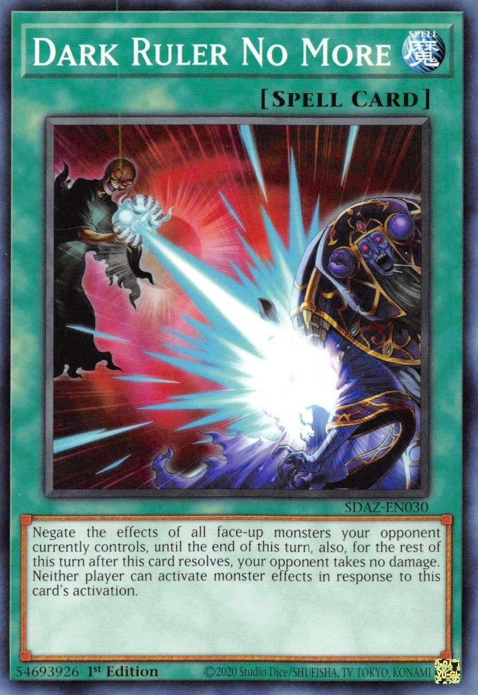 Dark Ruler No More (30) (SDAZ) - YuGiOh Single