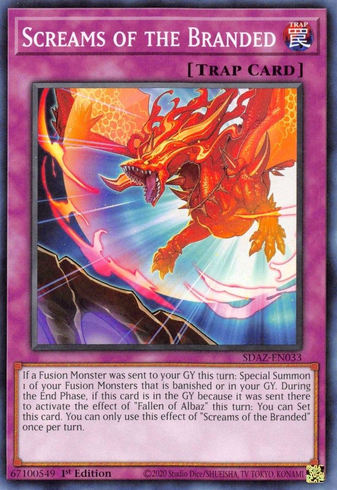 Screams of the Branded (33) (SDAZ) - YuGiOh Single