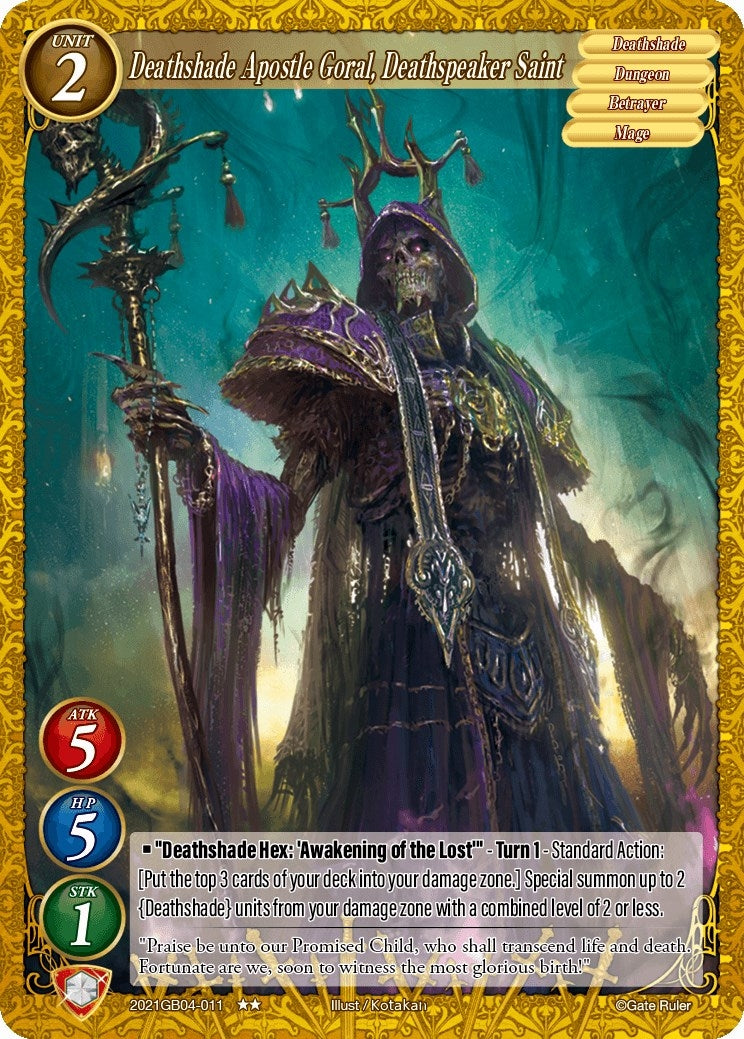 Deathshade Apostle Goral Deathspeaker Saint (2021) - Gate Ruler Single