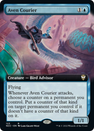 Image for Aven Courier (Extended Art) (123) (Streets of New Capenna) - Magic: The Gathering