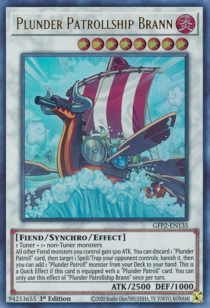 Plunder Patrollship Brann (2135) (GFP2) - YuGiOh Single