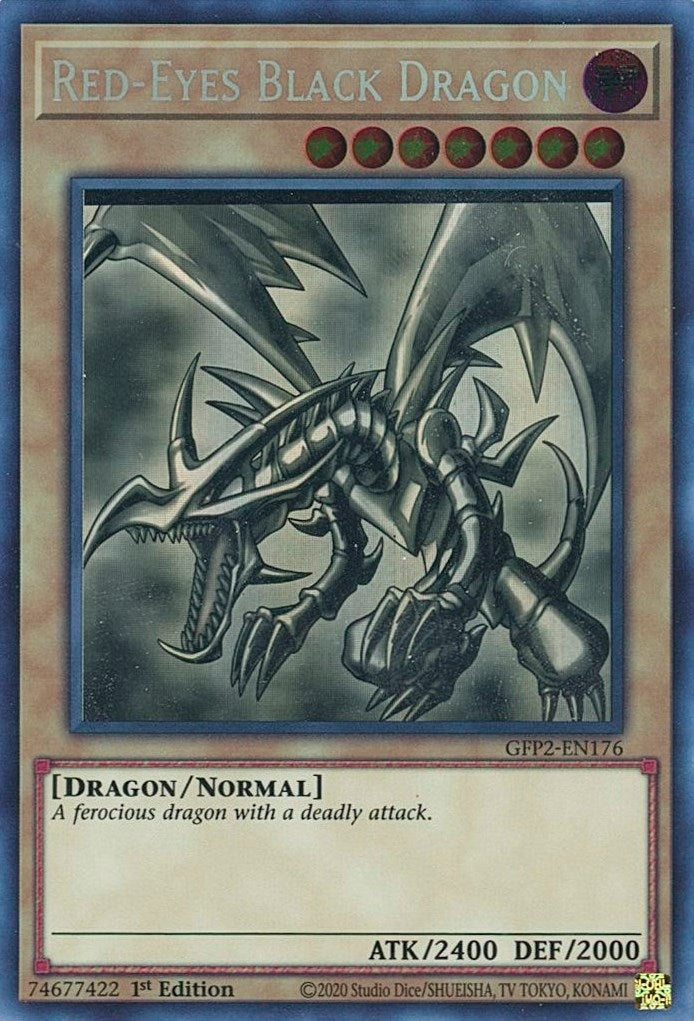 Red-Eyes Black Dragon (Ghost Rare) (2176) (GFP2) - YuGiOh Single