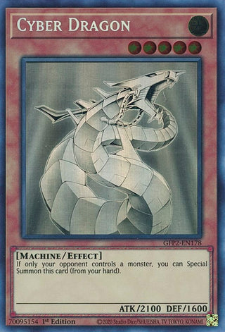 Cyber Dragon (Ghost Rare) (2178) (GFP2) - YuGiOh Single
