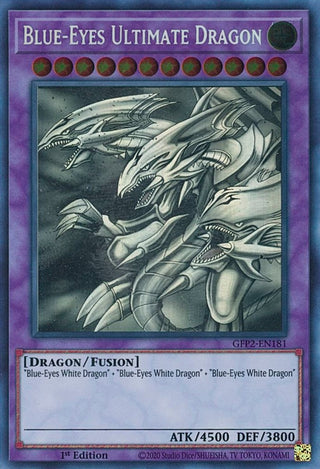 Blue-Eyes Ultimate Dragon (Ghost Rare) (2181) (GFP2) - YuGiOh Single