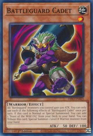 Battleguard Cadet (25) (DIFO) - YuGiOh Single