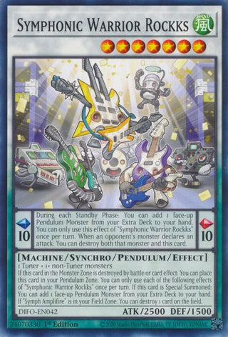 Symphonic Warrior Rockks (42) (DIFO) - YuGiOh Single