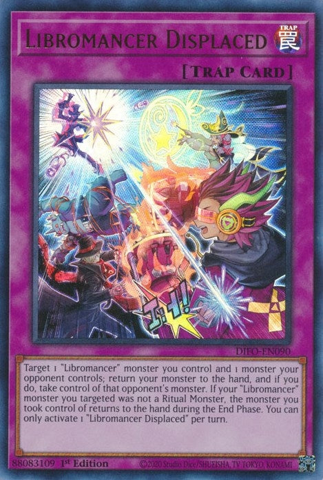 Libromancer Displaced (90) (DIFO) - YuGiOh Single