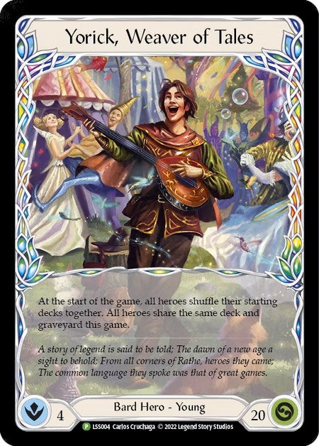 Image for Yorick, Weaver of Tales - LSS004 (LSS004) - Flesh and Blood TCG