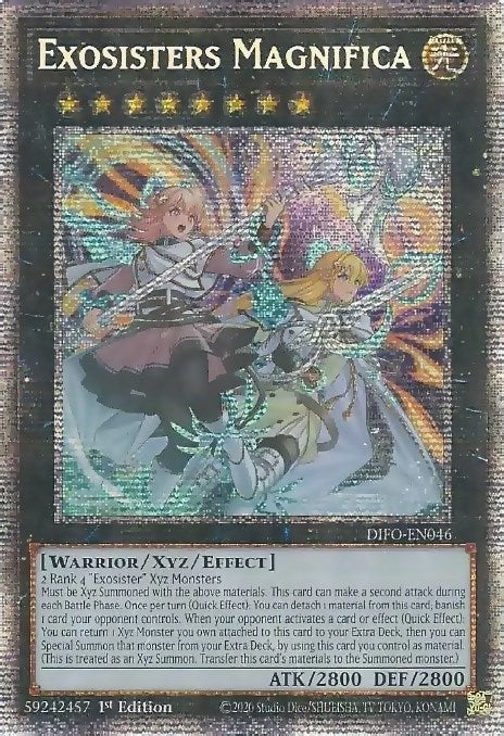 Exosisters Magnifica (Starlight Rare) (46) (DIFO) - YuGiOh Single