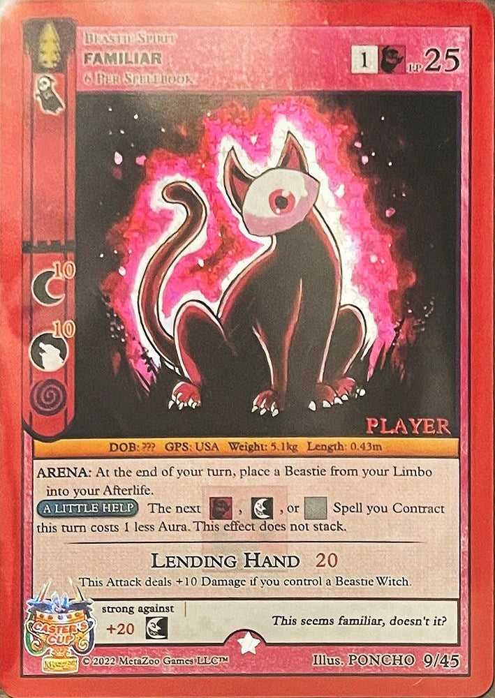 Familiar (Player Stamped) (9) (CCP) - MetaZoo Single