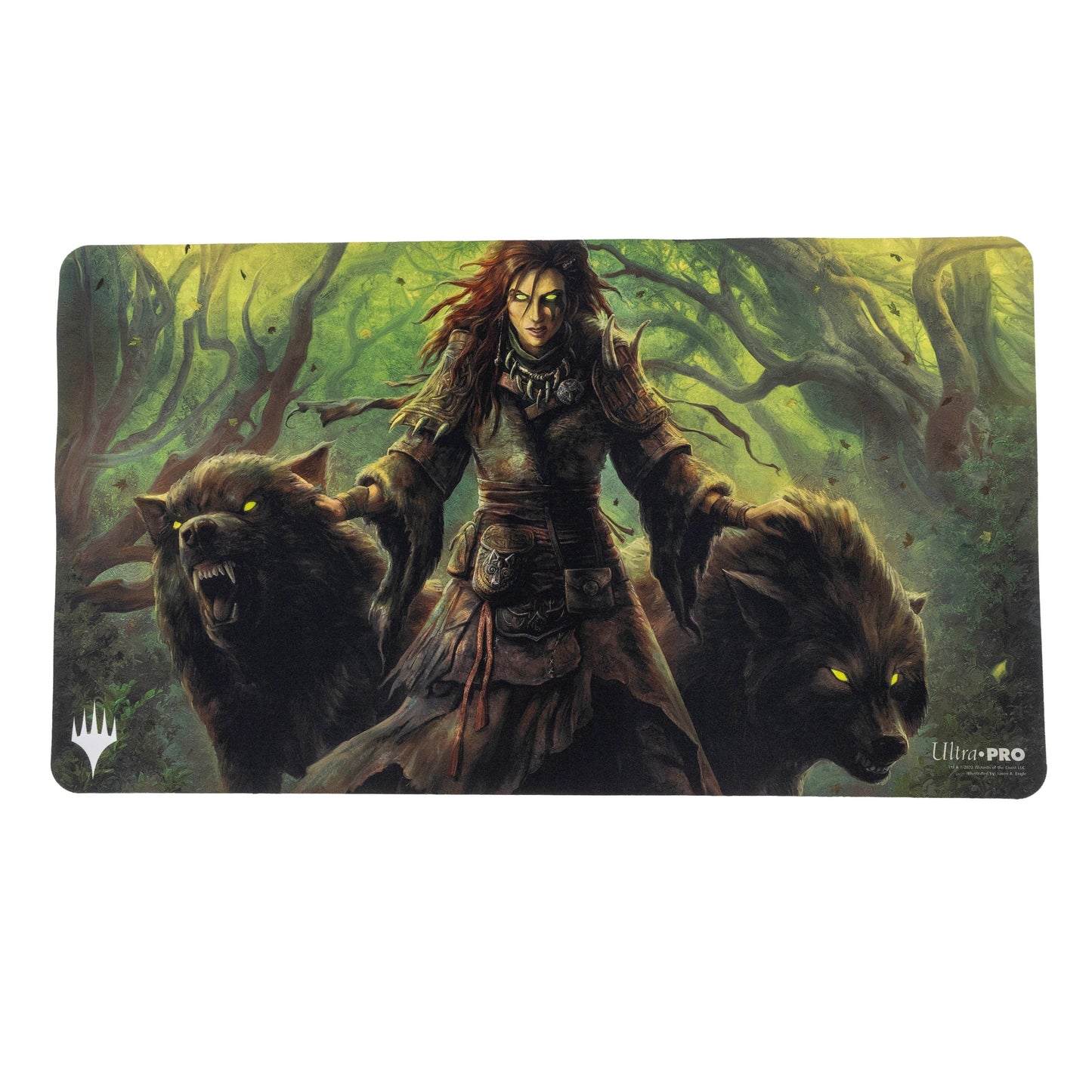 Commander Legends: Battle for Baldur’s Gate Playmat Faldorn Dread Wolf Herald (B) for Magic: The Gathering - Playmats
