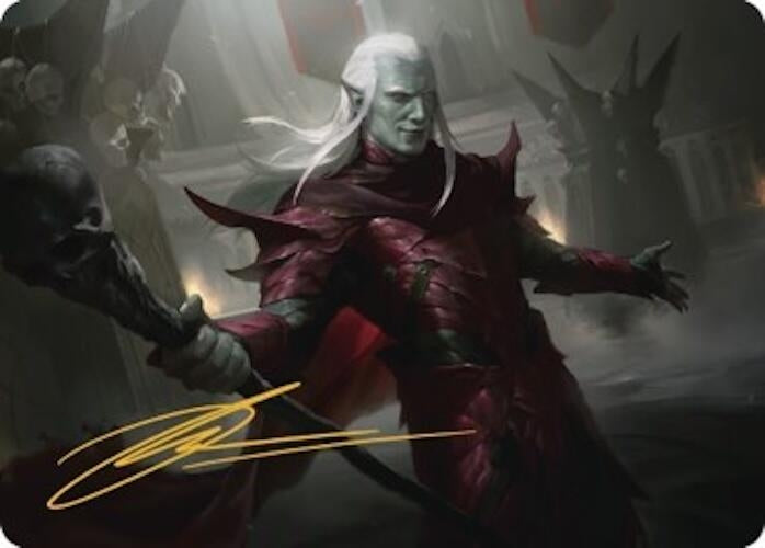 Image for Baeloth Barrityl, Entertainer Art Card (Gold-Stamped Signature) (33) (Commander Legends: Battle for Baldur's Gate) - Magic: The Gathering
