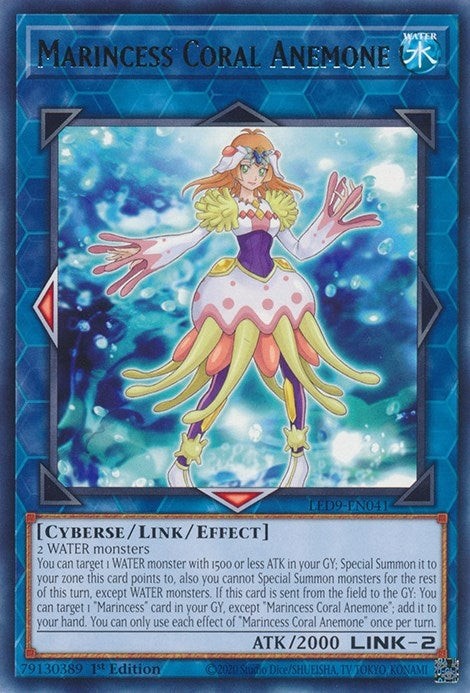 Marincess Coral Anemone (9041) (LED9) - YuGiOh Single