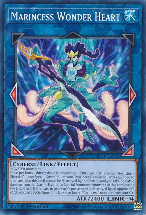 Marincess Wonder Heart (9043) (LED9) - YuGiOh Single