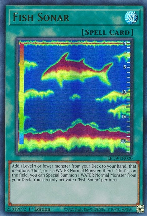 Fish Sonar (9020) (LED9) - YuGiOh Single