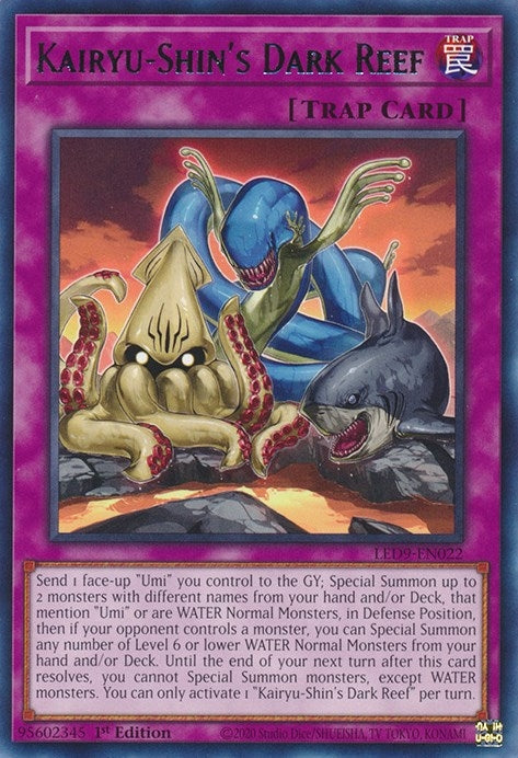 Kairyu-Shin’s Dark Reef (9022) (LED9) - YuGiOh Single
