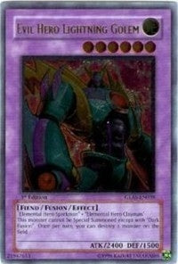 Evil Hero Lightning Golem (UTR) (39) (GLAS) - YuGiOh Single