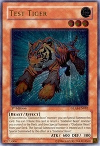 Test Tiger (UTR) (82) (GLAS) - YuGiOh Single