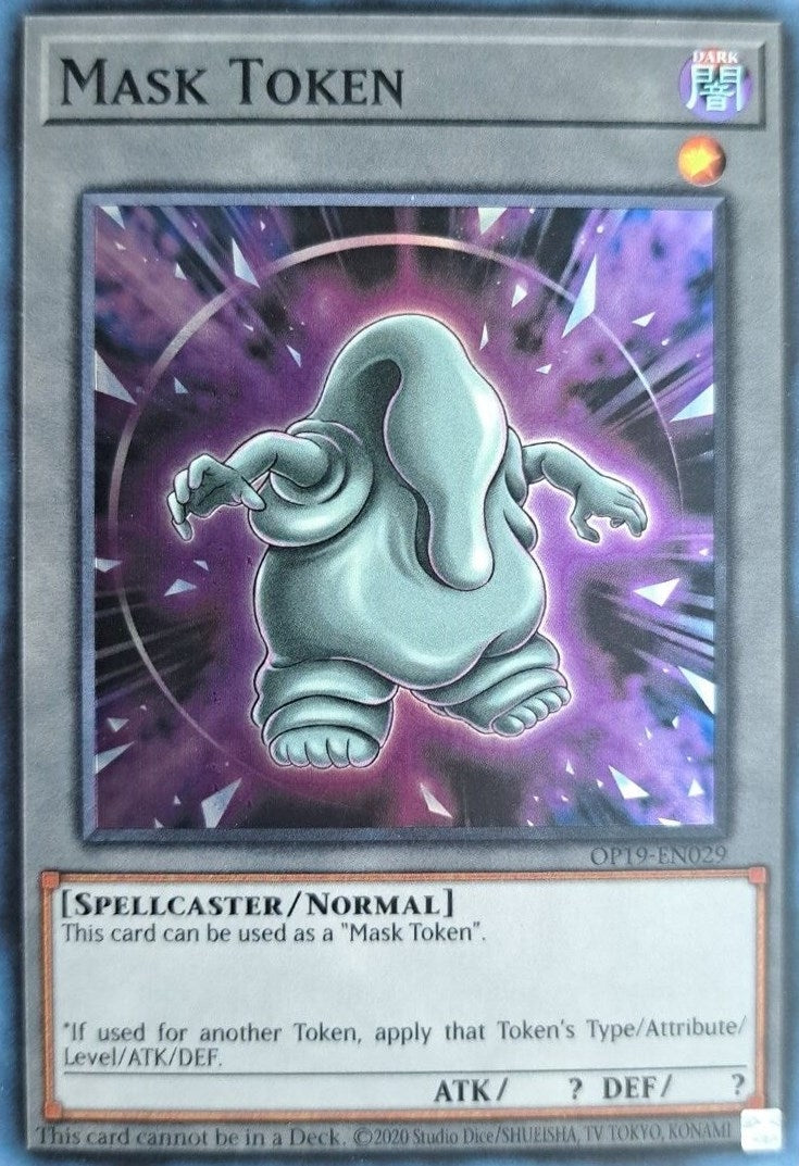 Mask Token (19029) (OP19) - YuGiOh Single