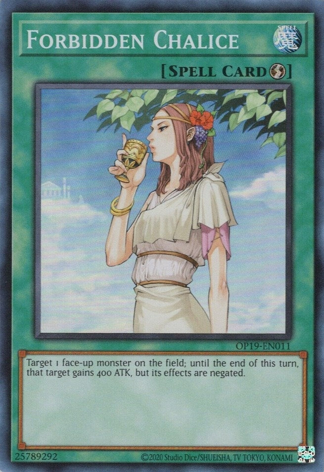 Forbidden Chalice (19011) (OP19) - YuGiOh Single