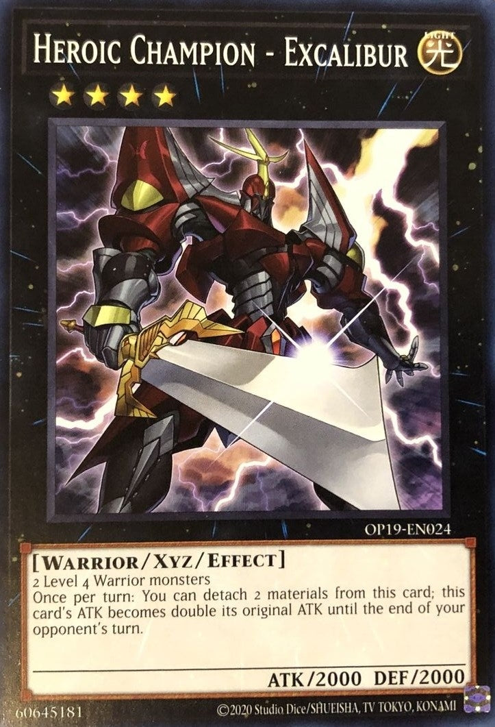 Heroic Champion - Excalibur (19024) (OP19) - YuGiOh Single