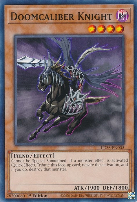 Doomcaliber Knight (3005) (LDS3) - YuGiOh Single
