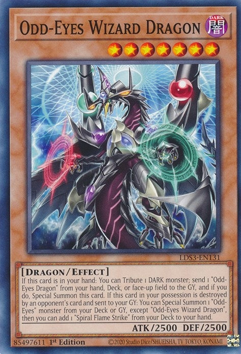 Odd-Eyes Wizard Dragon (3131) (LDS3) - YuGiOh Single