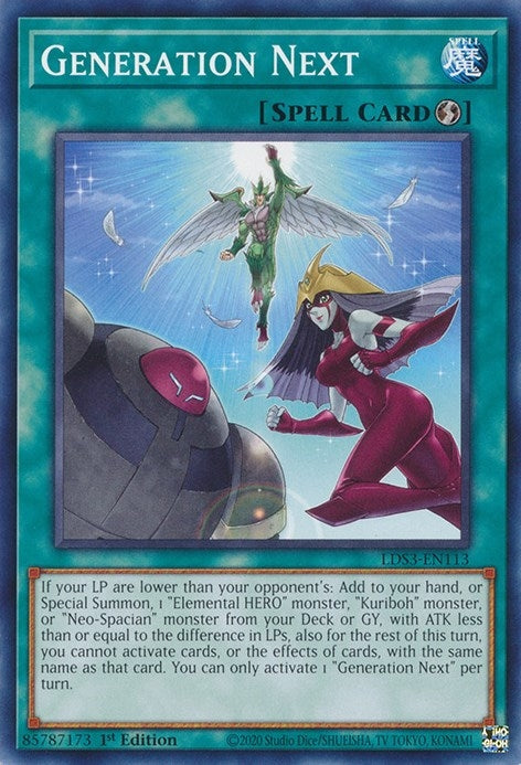 Generation Next (3113) (LDS3) - YuGiOh Single